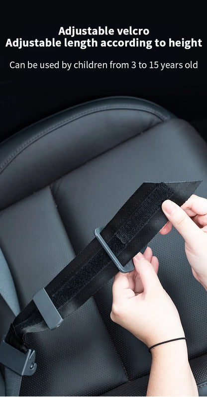 Car Children Shoulder Guard Buckle Seatbelt Adjuster For Kids Child Seat Belt Retainer Adjustment And Fixation Anti-stroke Belt