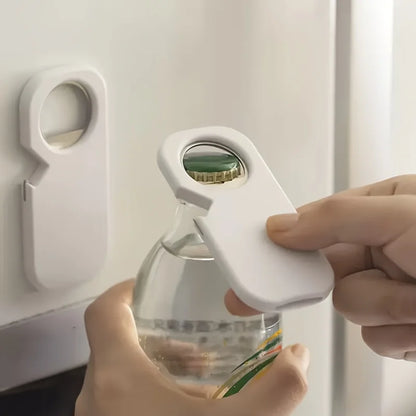 3-in-1 Magnetic Bottle Opener & Can Opener - Stainless Steel Multi-Functional Kitchen Tool for Beer, Soda, and Beverages
