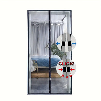 Magnetic Screen Door for Easy Installation - Prevents Insects from Entering, Allows Fresh Air to Flow | Durable Mesh Curtain