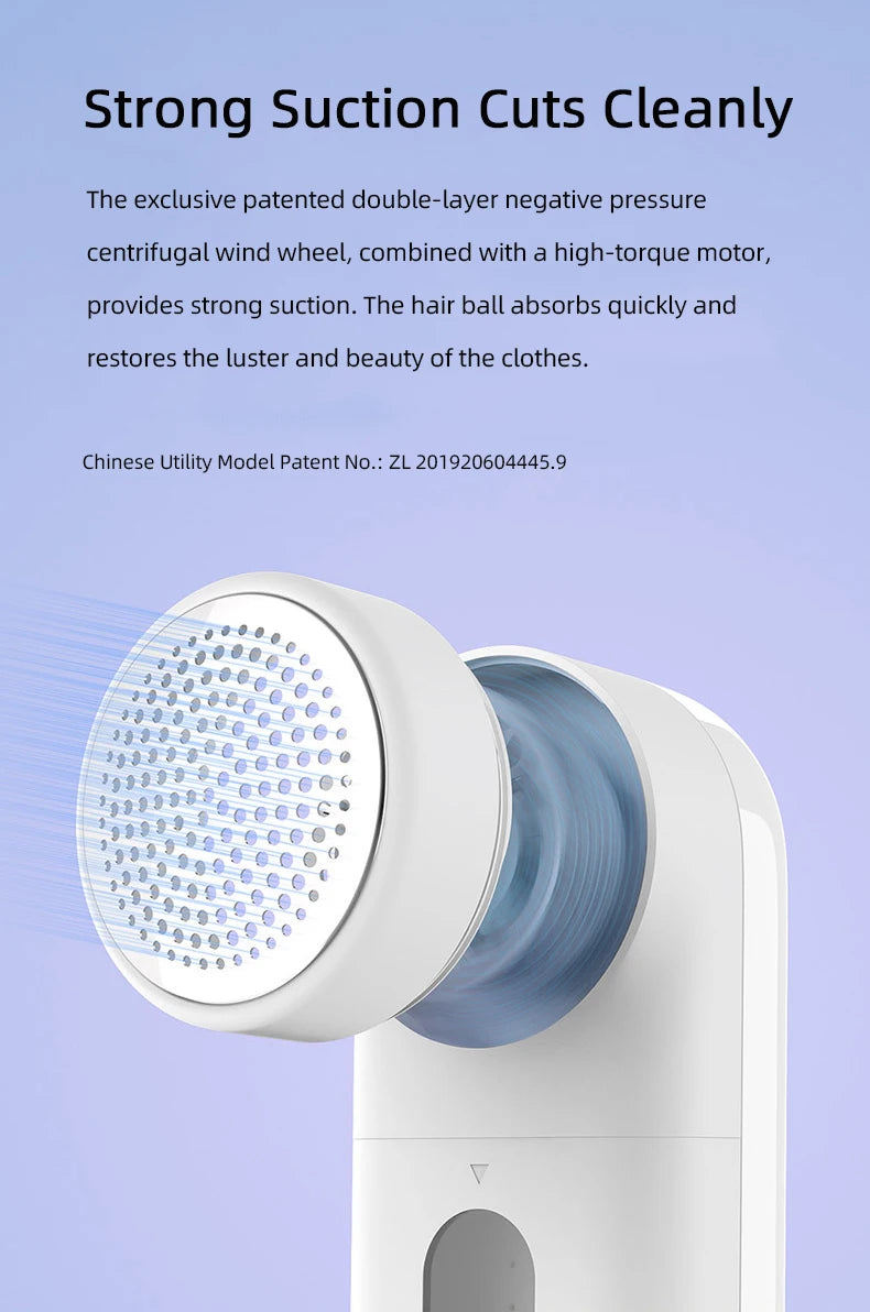 Mijia Lint Remover and Cutter USB Charging Electric Pellet Machine Hair Ball Lint Trimmer Portable Electric Clothes Lint