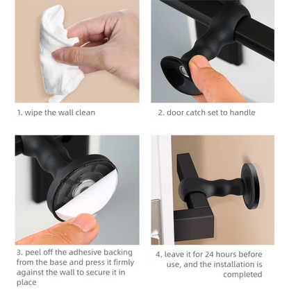 Silicone Door Stop Door Handle Protective Pad Silent Cover Door Resistance Anti-collision Artifact Door Suction