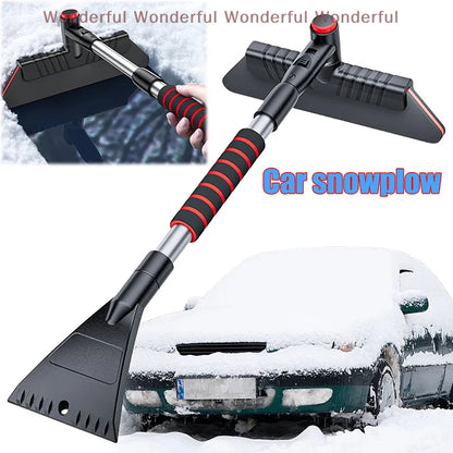 1PC Snow Shovel Detachable Windshield Cleaner Extendable Winter Car Cleaner Multifunctional Tool with Ice Scraper Brush