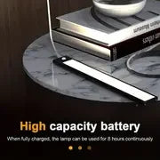 Intelligent Cabinet Light Human Body Induction Light Magnetic Suction Bedroom Bedside Wardrobe Charging Long Strip Night Light
