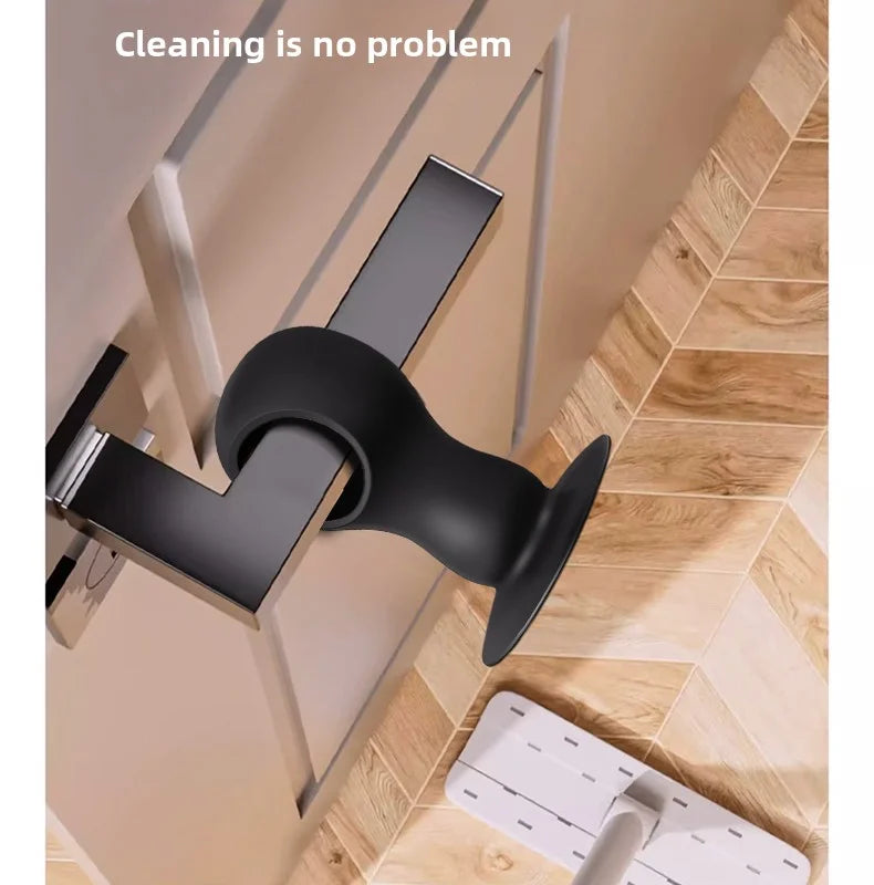 Silicone Door Stop Door Handle Protective Pad Silent Cover Door Resistance Anti-collision Artifact Door Suction