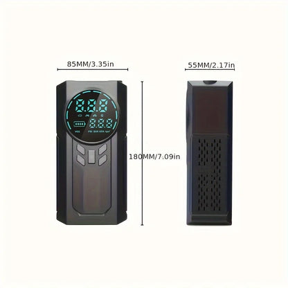 3 In 1 Portable 12V Car Jump Starter Power Bank Air Compressor Cordless Electric Car Air Pump With Emergency Start Power Supply