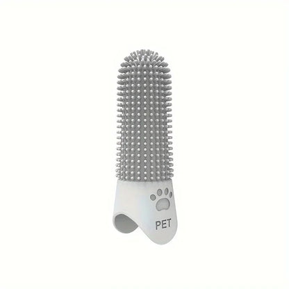 Dog Toothbrush, 360° Cleaning Finger Toothbrush for Dogs, Food Grade Silicone Dog Finger Toothbrush for Dogs & Cats Dental Care