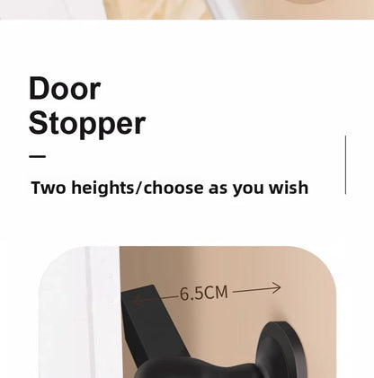 Silicone Door Stop Door Handle Protective Pad Silent Cover Door Resistance Anti-collision Artifact Door Suction
