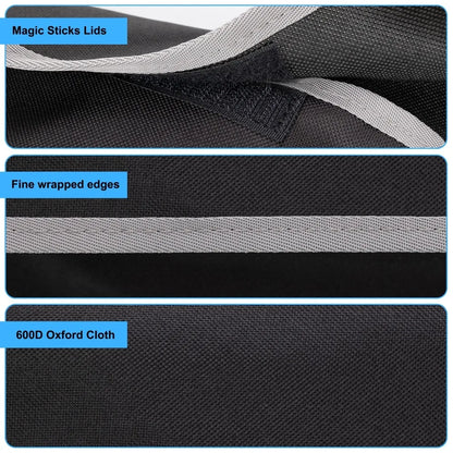 Car Trunk Organizer for SUV Backseat Hanging Organizer for SUV Truck MPV Upgrade Back Seat Storage Bags with 4 Pockets 39*14inch