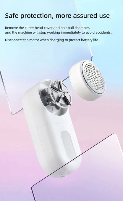 Mijia Lint Remover and Cutter USB Charging Electric Pellet Machine Hair Ball Lint Trimmer Portable Electric Clothes Lint