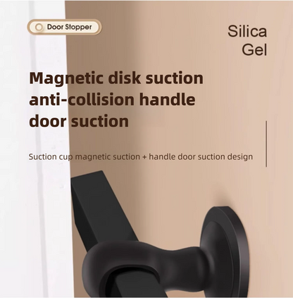 Silicone Door Stop Door Handle Protective Pad Silent Cover Door Resistance Anti-collision Artifact Door Suction