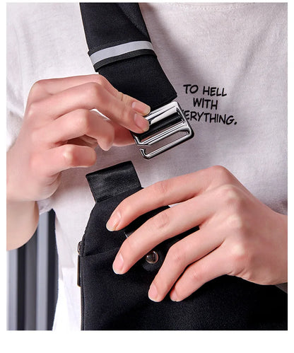 Men’s Anti-Theft Waterproof Sling Bag