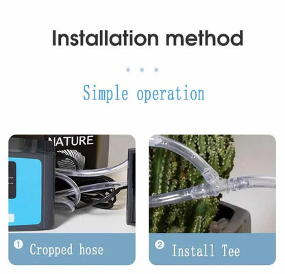 Smart Solar Drip Irrigation System – Dual Pump Automatic Plant Watering Timer