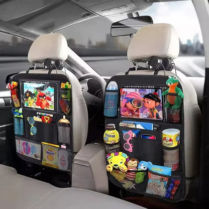 Car Interior Accessories Car Seat Back Storage Anti-kick Bag Simple Oxford Material Snack Toy Storage Bag Car Storage Bag