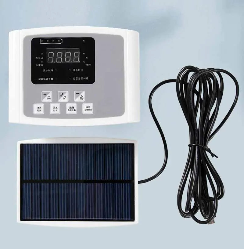 Smart Solar Drip Irrigation System – Dual Pump Automatic Plant Watering Timer