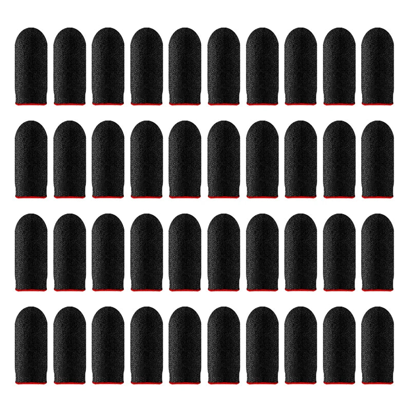 20pcs Game Finger Sleeve Breathable Fingertips For Games Anti-Sweat Touch Screen Finger Cots Cover Sensitive Mobile Touch Glove