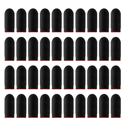 20pcs Game Finger Sleeve Breathable Fingertips For Games Anti-Sweat Touch Screen Finger Cots Cover Sensitive Mobile Touch Glove