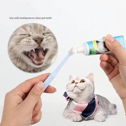Dog Toothbrush, 360° Cleaning Finger Toothbrush for Dogs, Food Grade Silicone Dog Finger Toothbrush for Dogs & Cats Dental Care