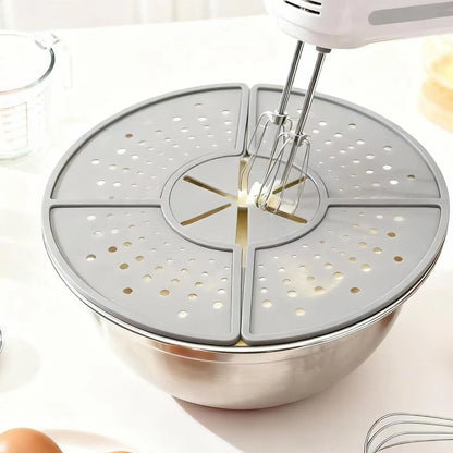 Grease Splatter Guard Dishwasher Safe Foldable Oil Splash Cover Silicone Grease Splatter Guard for Bacon Cooking Skillet Fryer
