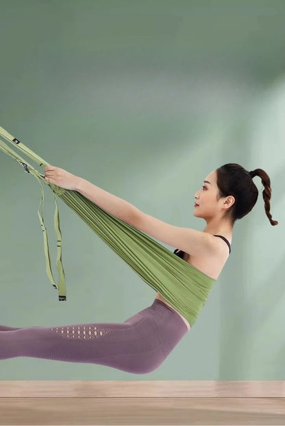 Home Fitness Equipment Yoga Backbend Inverted Tension Rope Hanging Door Yoga Stretching Strap Artifact Aerial Yoga Sling Rope