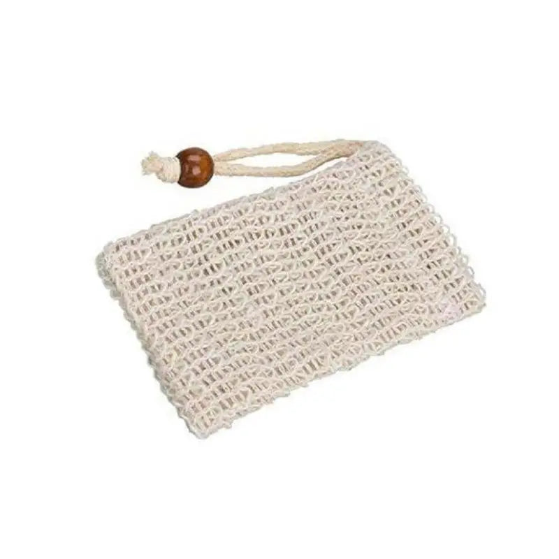 Natural Cotton Linen Foaming Soap Bag Saver Net Mesh Massage Exfoliator Pouch Bathing Bubble Maker Cleaning Tool 1/2/5pcs