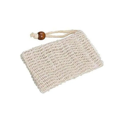 Natural Cotton Linen Foaming Soap Bag Saver Net Mesh Massage Exfoliator Pouch Bathing Bubble Maker Cleaning Tool 1/2/5pcs