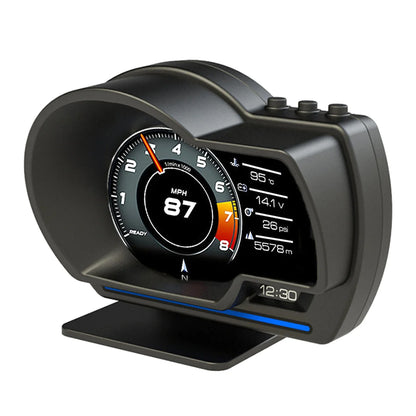 Car Head up Display, Gauge High Definition Speedometer Car Diagnostic Tool OBDⅡ+GPS Smart  OBD Fault Code Elimination