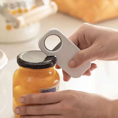 3-in-1 Magnetic Bottle Opener & Can Opener - Stainless Steel Multi-Functional Kitchen Tool for Beer, Soda, and Beverages
