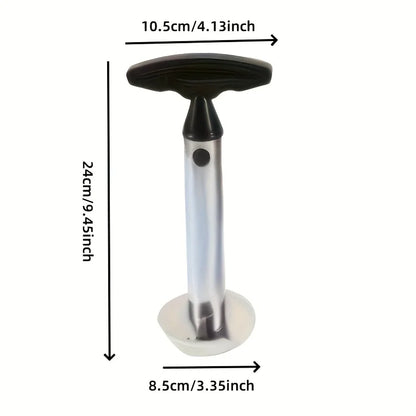 A Stainless Steel Pineapple Corer And Slicer That Is Ergonomically Designed for Comfort. This Multifunctional Tool