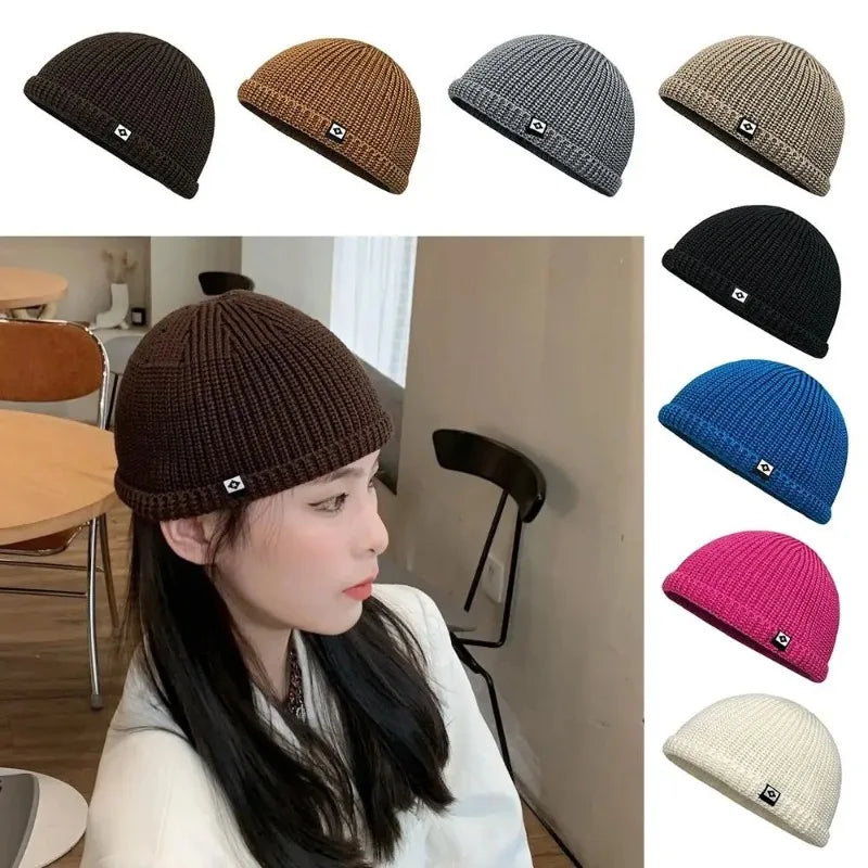Unisex Winter Knitted Beanie Hat – Warm Multifunction Skull Cap
