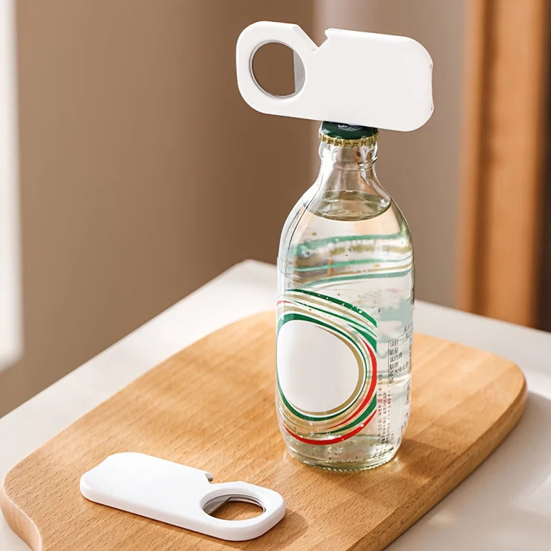 3-in-1 Magnetic Bottle Opener & Can Opener - Stainless Steel Multi-Functional Kitchen Tool for Beer, Soda, and Beverages