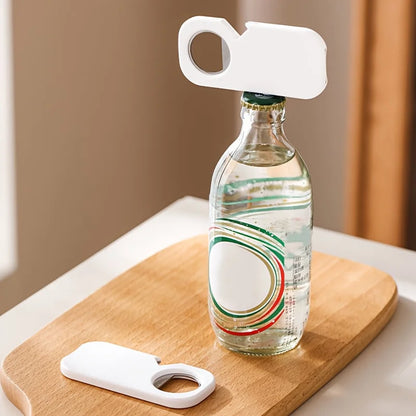 3-in-1 Magnetic Bottle Opener & Can Opener - Stainless Steel Multi-Functional Kitchen Tool for Beer, Soda, and Beverages