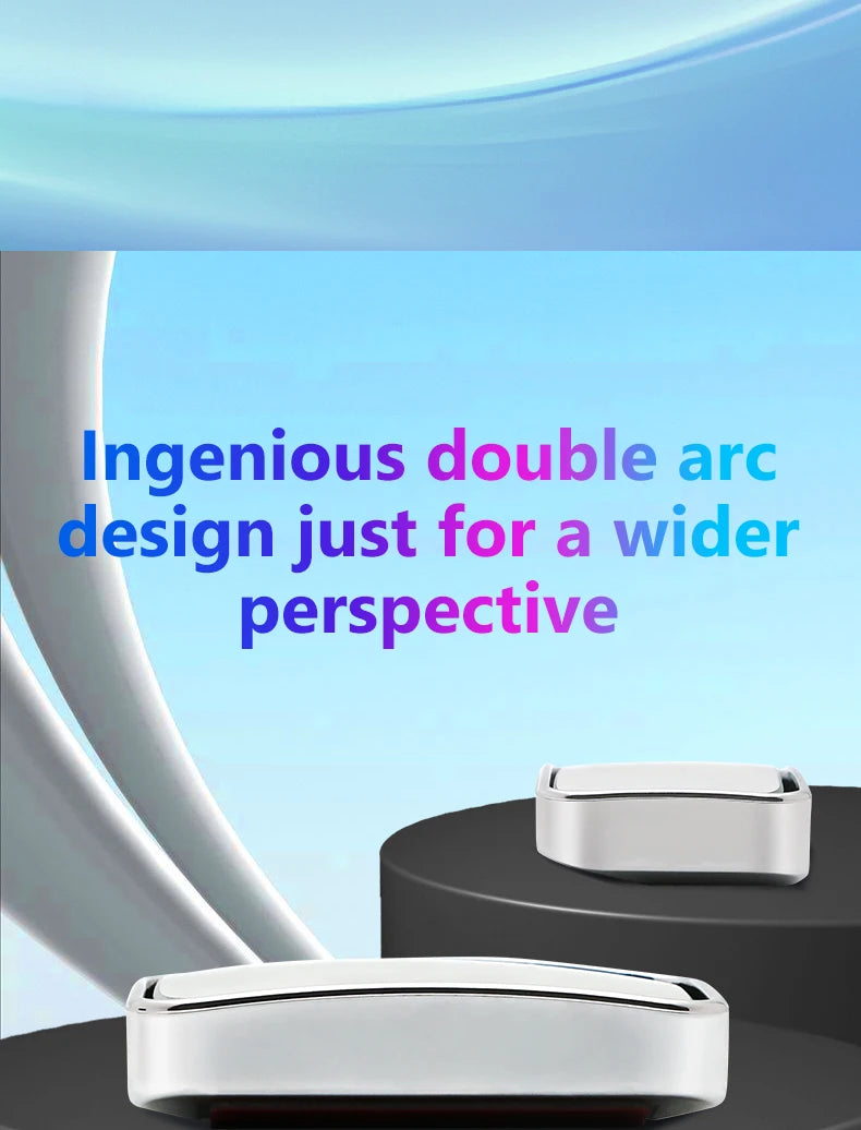 SEAMETAL 2pcs Car Mirror Wide Angle Car Blind Spot Mirrors 360 Degree Adjustable Observe HD Rearview Mirrors Car Accessories