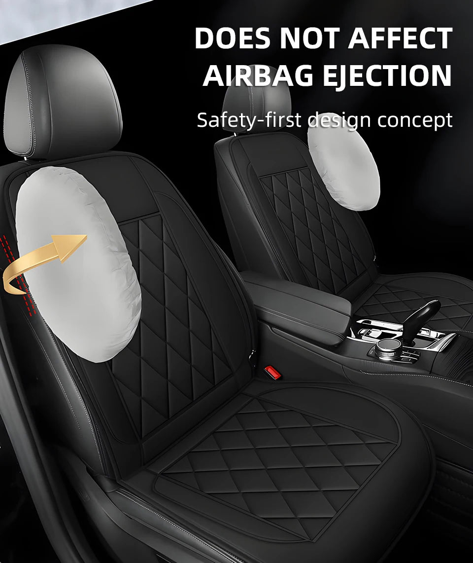 12V Universal Car Heated Seats Cushion Fast Heating Car Seat Covers Warm Winter Car Accessories Heating Pads Available Black＆Red