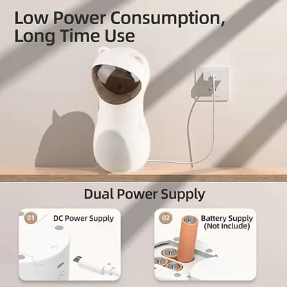 Automatic Cat Laser Toy LED Teaser Interactive Training Entertaining Multi-Angle Adjustable USB Charging
