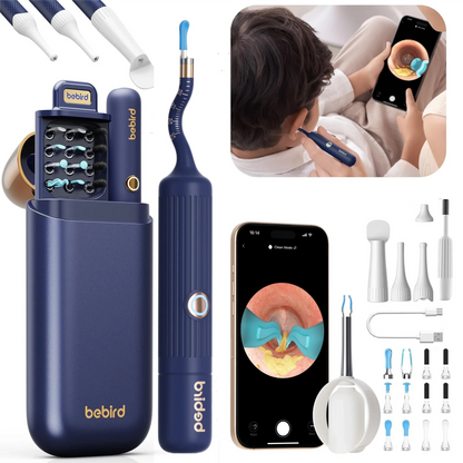 2025 New Bebird Earsight Plus I35R Ear Wax Removal Tool Camera Cleaner Kit- HD Wireless Flexible Otoscope, Pain-Free Ear Tweezer
