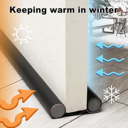 Flexible Cutable Door Bottom Weather Strip Noise Blocker Insulant Draft Stopper Sound Proof Dust Waterproof Seal Strip Tape