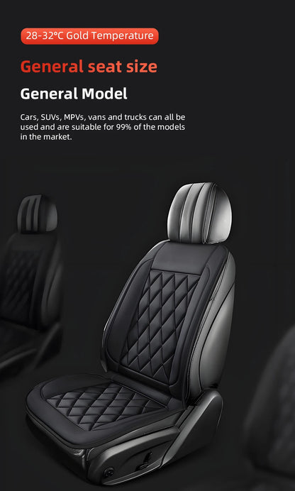 12V Universal Car Heated Seats Cushion Fast Heating Car Seat Covers Warm Winter Car Accessories Heating Pads Available Black＆Red