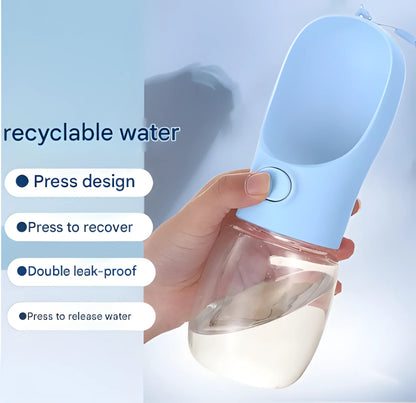 500ml Big Dog Water Bottle Portable Drinking Bowl For Small Medium Dogs Cat Travel Hiking Puppy Pet Water Dispenser Cup Labrodo