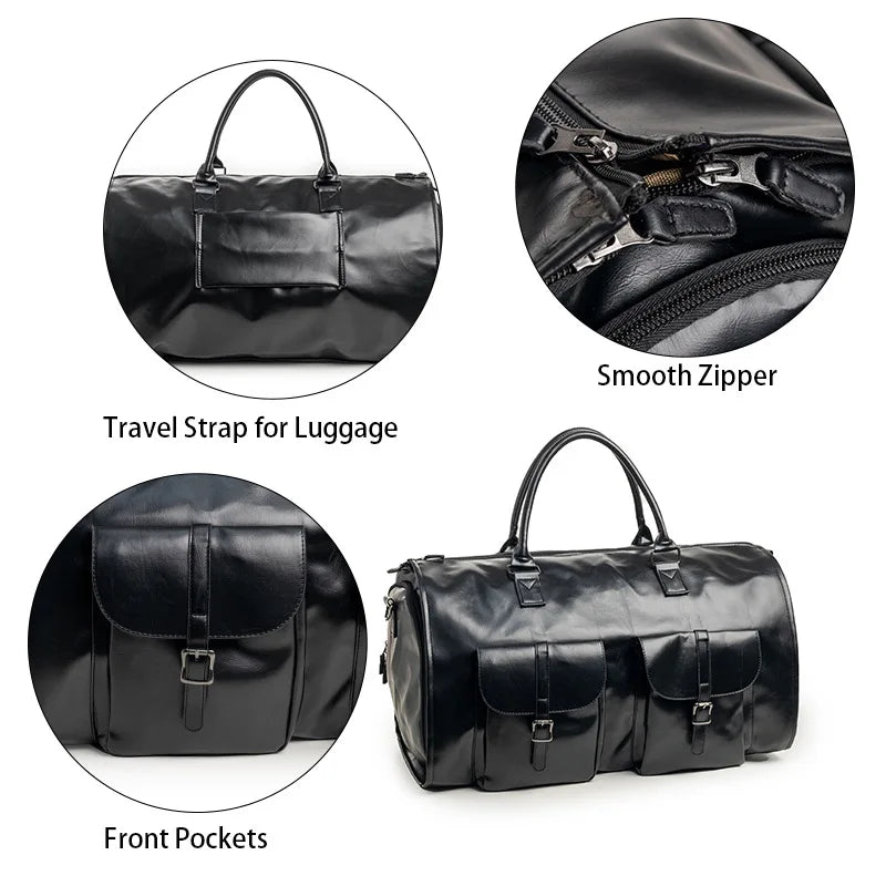 Convertible Travel Clothing Carry-On Duffel Bag 2Combination1 Hanging Suitcase Suit Business Travel Bag