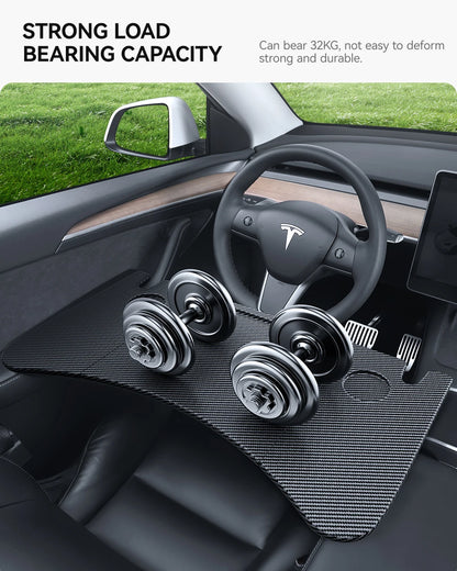 For Tesla Model XS 3 Y Highland Juniper 2018-2025 Steering Wheel Laptop Tray Food Desk Portable Office Table Car Accessories