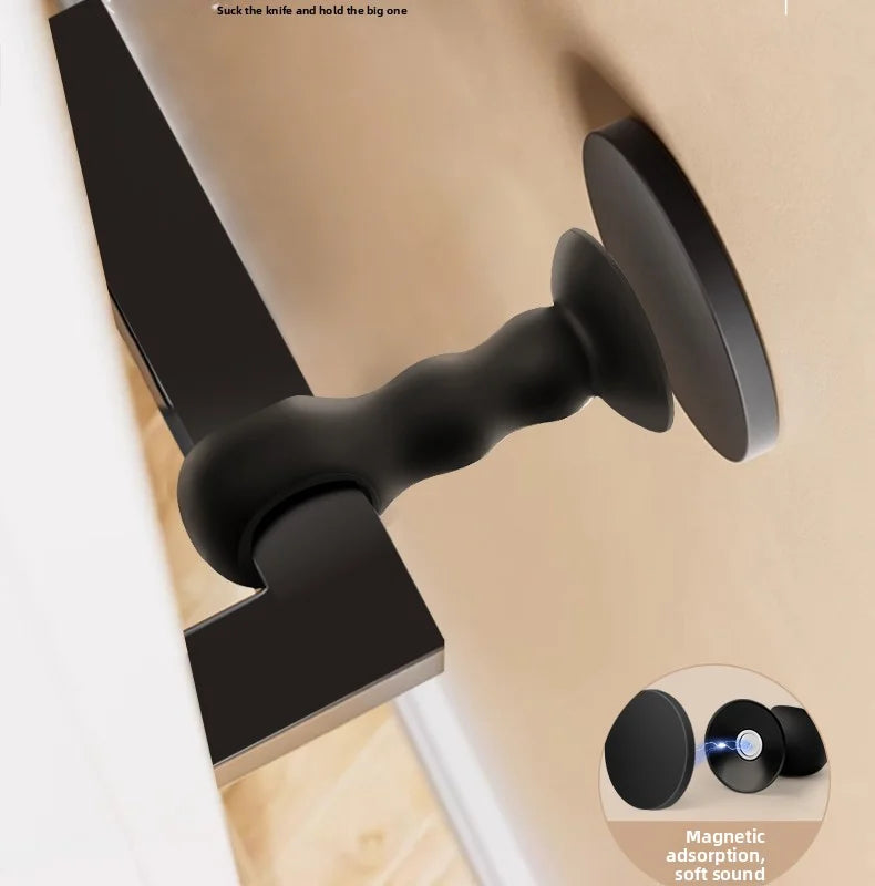 Silicone Door Stop Door Handle Protective Pad Silent Cover Door Resistance Anti-collision Artifact Door Suction