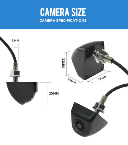 SonyCCD Parking Car Rear View Camera 12V Backup Reverse Fish Eyes Night Vision 170 Degree Angle HD Auto