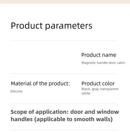 Silicone Door Stop Door Handle Protective Pad Silent Cover Door Resistance Anti-collision Artifact Door Suction
