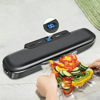 Home Kitchen Vacuum Food Sealer Packaging Machine, One-Click Automatic Vacuum Sealing System, Multifunctional Portable Fresh