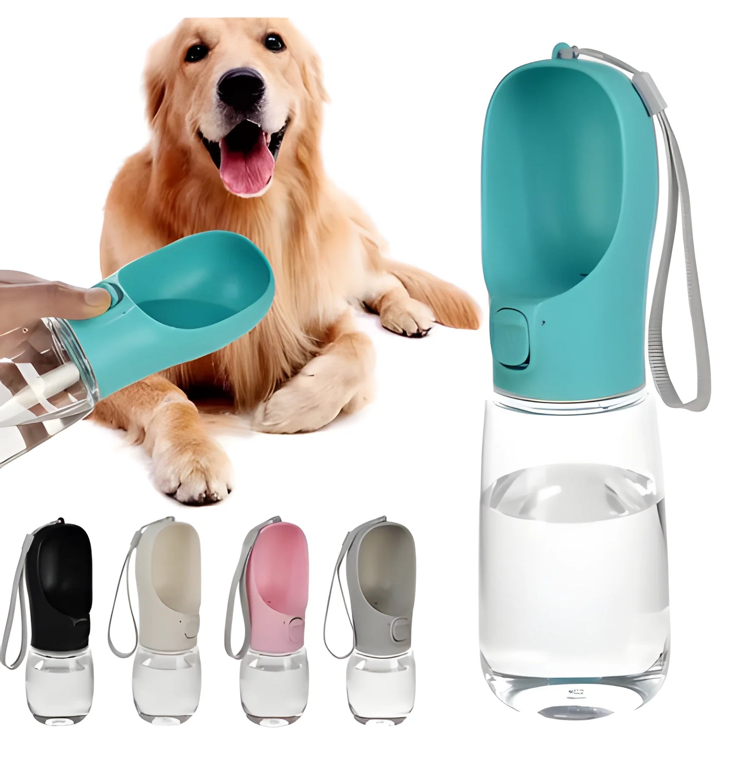 500ml Big Dog Water Bottle Portable Drinking Bowl For Small Medium Dogs Cat Travel Hiking Puppy Pet Water Dispenser Cup Labrodo