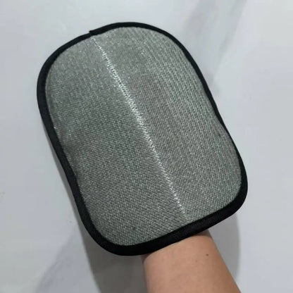For Washing Deshedding Cleaning Carpets Sofas Upgrated Pet Hair Remover Glove Double-Sided Fur Gloves Cat Dog Fur Magnet Gloves