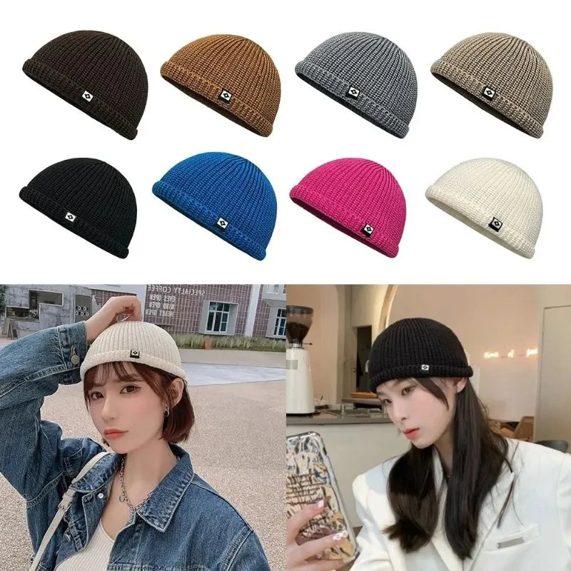 Unisex Winter Knitted Beanie Hat – Warm Multifunction Skull Cap