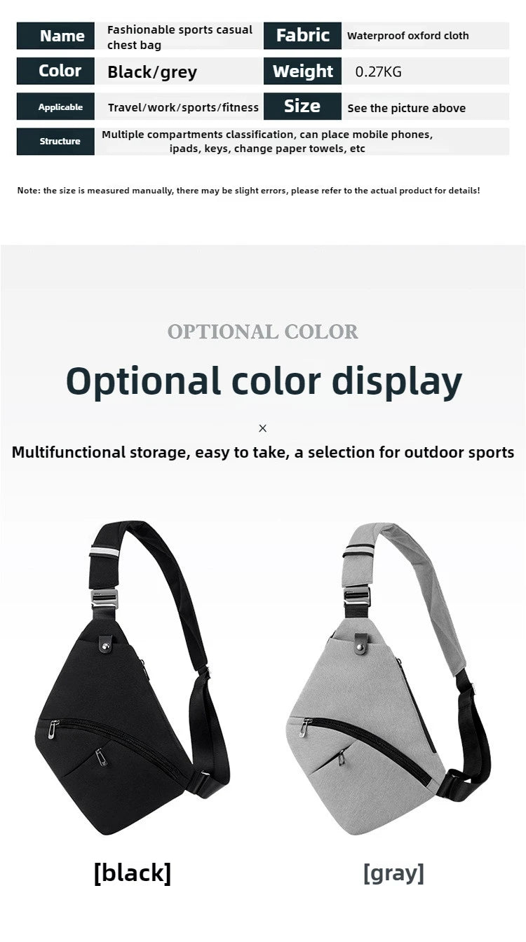 Men’s Anti-Theft Waterproof Sling Bag