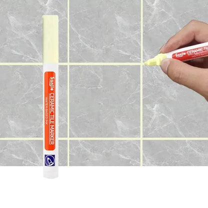1/3 Pcs Waterproof White Marker Pen Wall Seam Repair Tiles Grout Markers Pens Floor Bathroom Decontamination Paint Brush Tools
