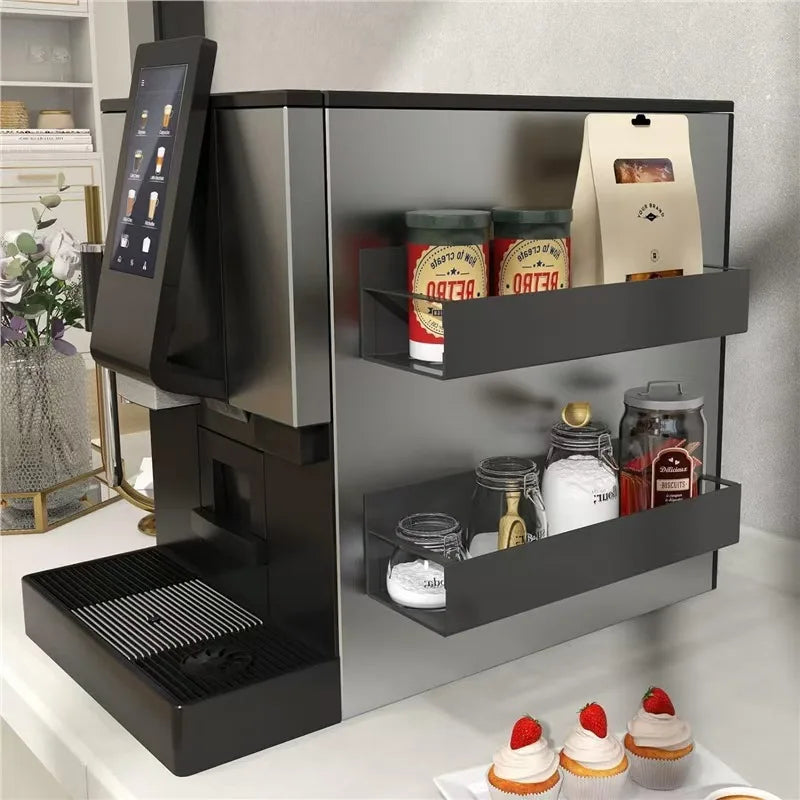 Refrigerator Magnetic Spice Rack,Carbon Steel Magnetic Rack,Can Store Seasoning Bottles,Oil Pots,Snacks,Tea Leaves,Etc.in Layers